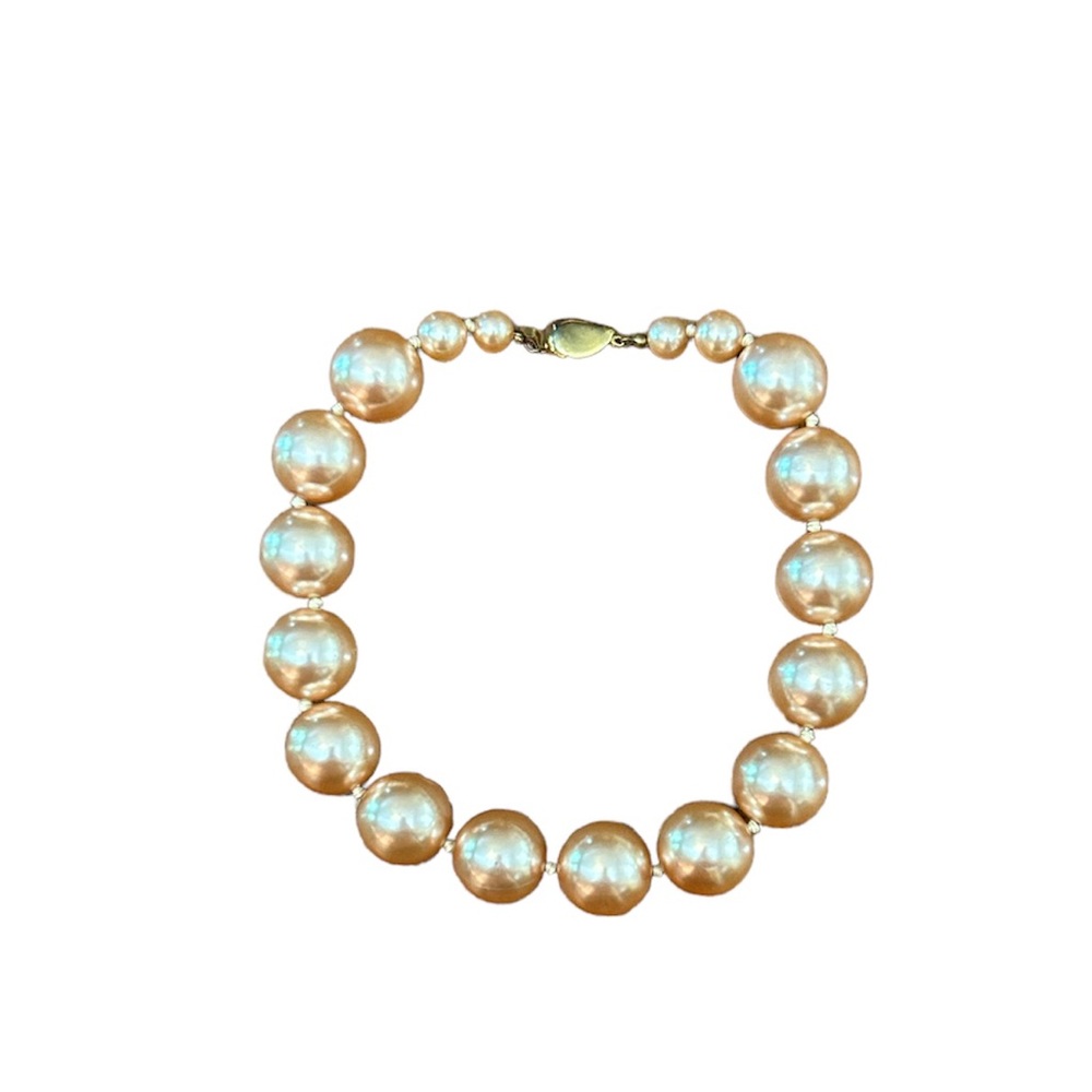 Large Pearl Necklace XLarge Maxi Bubble Jewelry Necklace *never worn